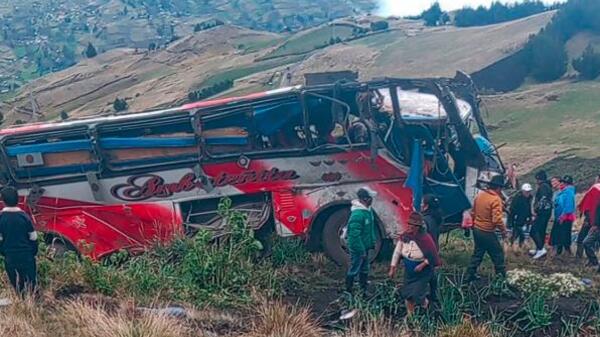 wypadek autobusu w Ekwadorze