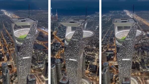 stadion wygenerowany przez AI