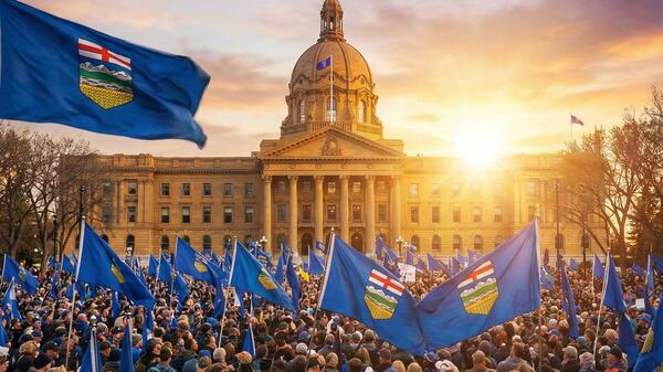 demonstracja niepodległościowa w Edmonton
