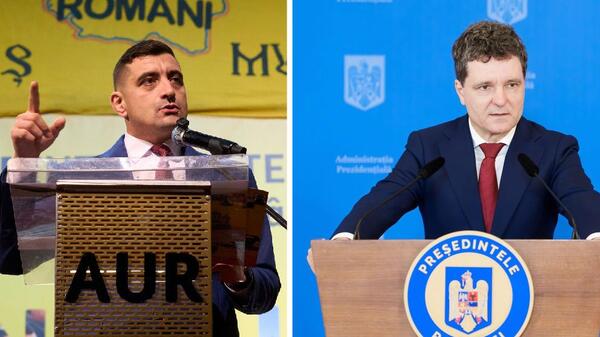 Nicusor Dan i George Simion