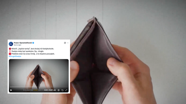 PiS ze spotem o drożyźnie przed świętami