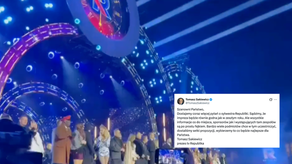 Sakiewicz komentuje przygotowania do sylwestra Republiki