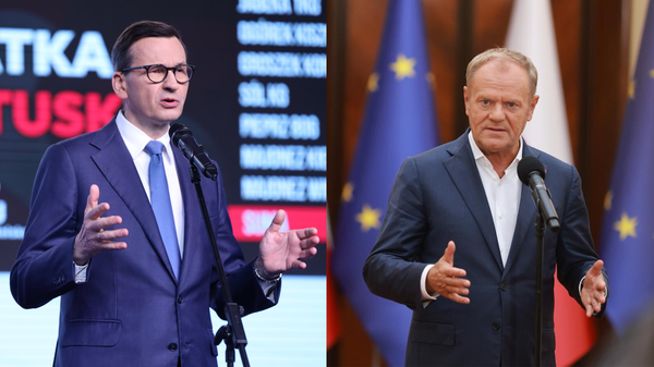 Mateusz Morawiecki i Donald Tusk