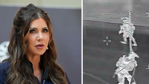 Kristi Noem i desant na tankowcu floty cieni