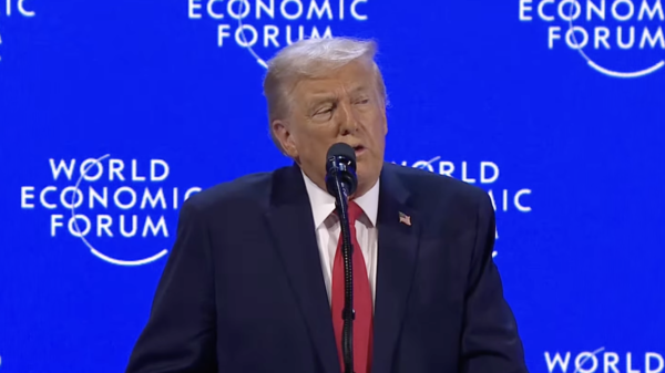 Donald Trump w Davos