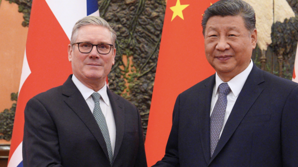Keir Starmer i Xi Jinping
