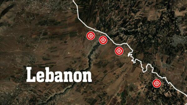 atak na pozycje w południowym Libanie