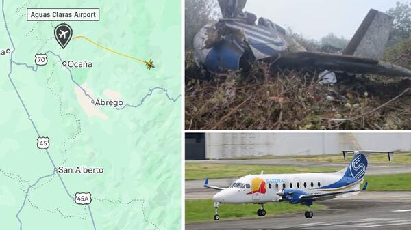 katastrofa samolotowa w Kolumbii