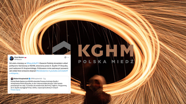 Nisztor odpowiada Kropiwnickiemu w sprawie KGHM