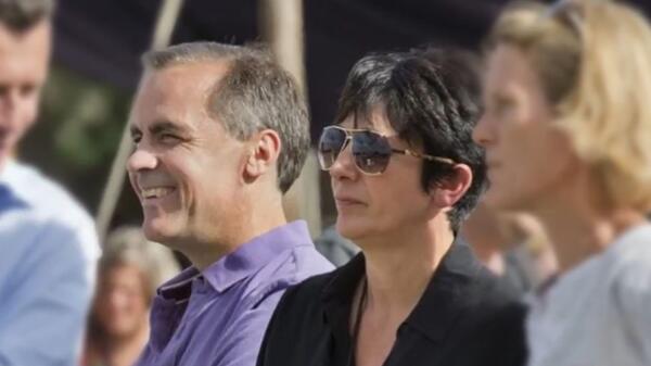Mark Carney i Ghislaine Maxwell