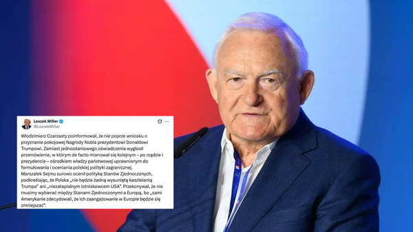 Miller krytykuje Czarzastego za politykę wobec USA
