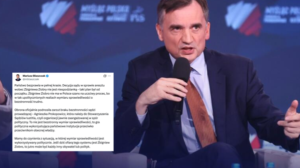 Błaszczak o decyzji sądu ws. Ziobry