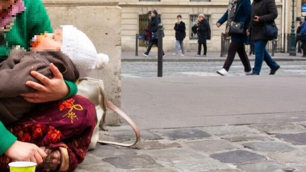 żebranie "na dziecko"