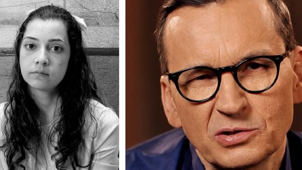 Mateusz Morawiecki i Noelia Castillo