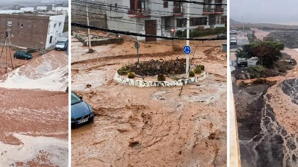 powodzie i osuwiska na Wyspach Kanaryjskich