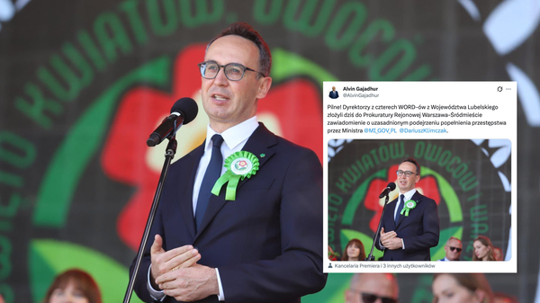 Zawiadomienie do prokuratury wobec ministra infrastruktury