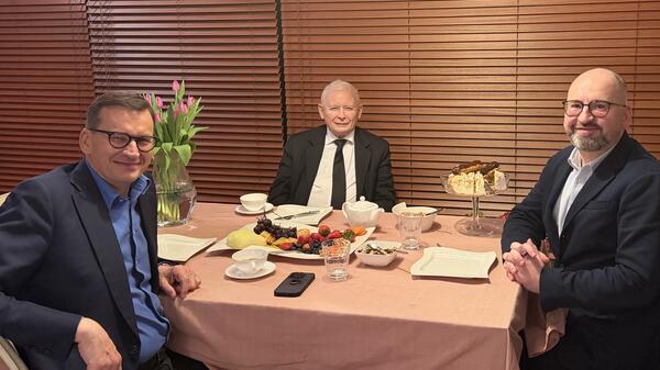 spotkanie Kaczyński - Morawiecki