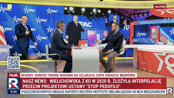 Marcin Warchoł w Republice