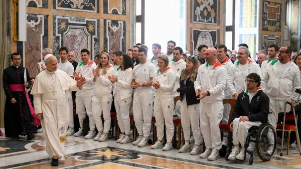 Papież do sportowców o wartościach sportu i jedności