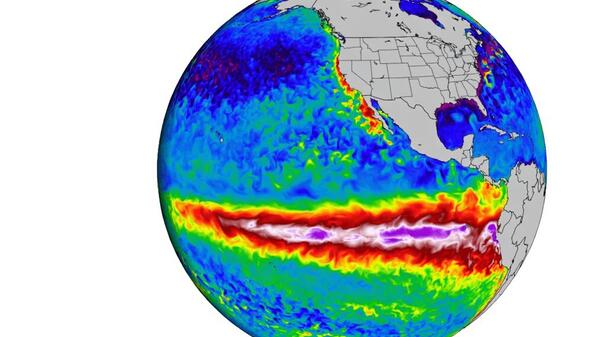 formujący się El Ninio