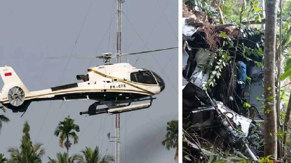 katastrofa śmigłowca w Indonezji