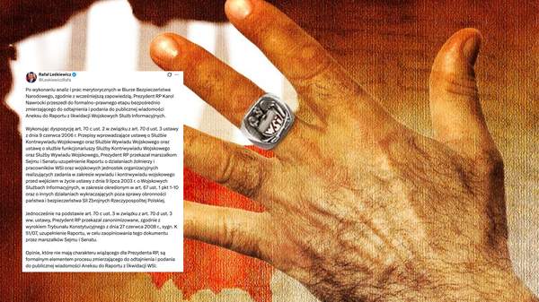 Prezydent Nawrocki ujawni aneks do raportu WSI