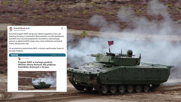 Bosak ostrzega przed kosztami programu SAFE