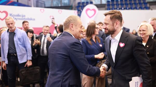 Aleksander Miszalski i Donald Tusk