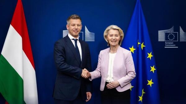 Peter Magyar i Ursula von der Leyen