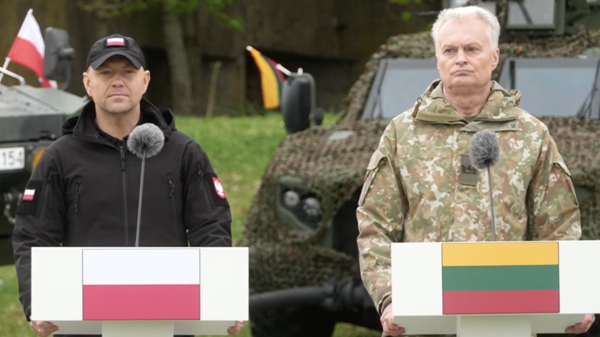 Nawrocki na Litwie o bezpieczeństwie NATO