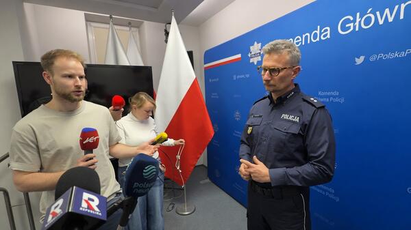 konferencja policji