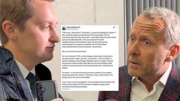 Matecki ostro o mediach ws. Romanowskiego
