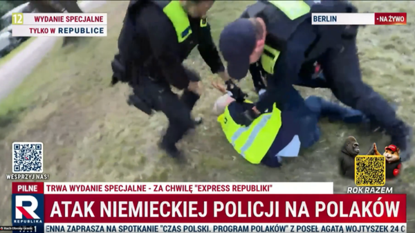 Niemcy pobili Polaków