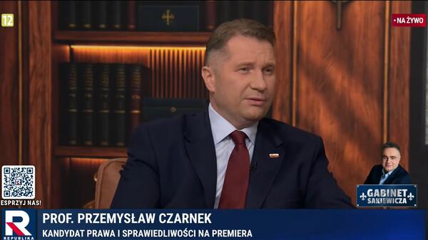 Przemysław Czarnek, Prawo i Sprawiedliwość, Gabinet Sakiewicza