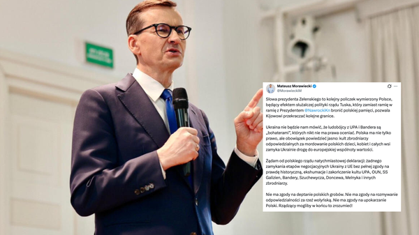 Morawiecki odpowiada Zełenskiemu ws. UPA