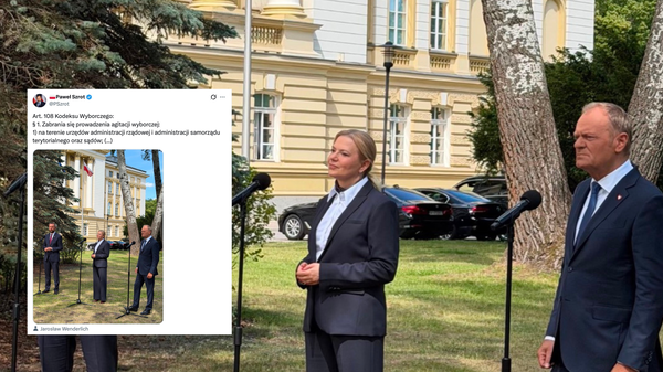 Tusk łamie Kodeks Wyborczy? Szrot punktuje
