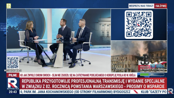 Rosyjska rakieta w Polsce. Goście Danuty Holeckiej: „To pokazuje, że mamy zupełnie bezradny rząd”