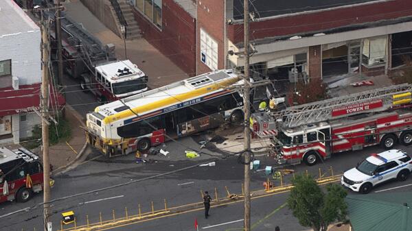 katastrofa autobusowa w Baltimore