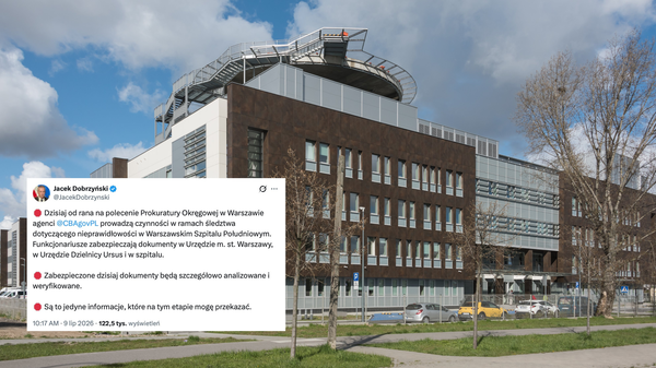 Po miesiącu się obudzili. CBA weszło do Szpitala Południowego i urzędów w Warszawie