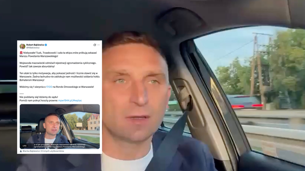 Bąkiewicz o decyzji ws. Marszu Powstania Warszawskiego