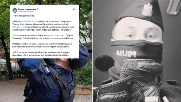 Lewandowski alarmuje: prokuratura ściga wpisy o sprawie sierż. Michała Czabrowskiego
