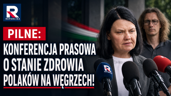 Konferencja prasowa delegacji polskiej na Węgrzech w sprawie stanu zdrowia Polaków poszkodowanych w tragicznym wypadku autokaru