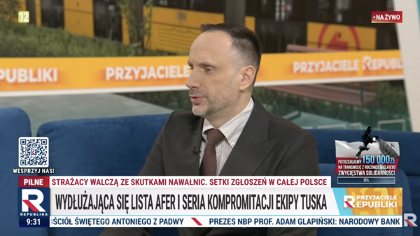 Kowalski w Republice o miejscu pobytu Marcina Romanowskiego: Tusk nie bierze odpowiedzialności za słowa