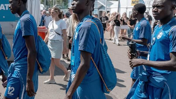 drużyna etiopska na Gothia Cup