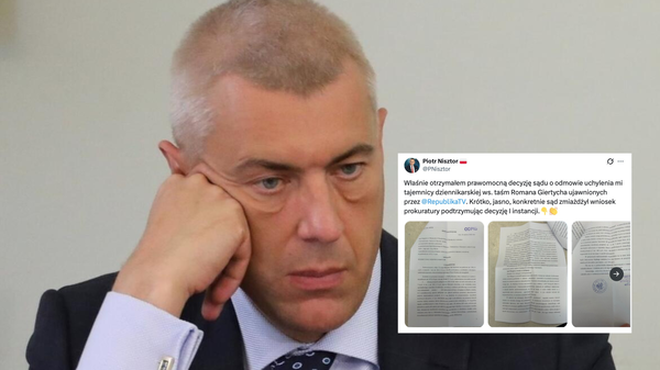 Prawomocna decyzja sądu ws. Piotra Nisztora. Prokuratura chciała uchylenia tajemnicy dziennikarskiej