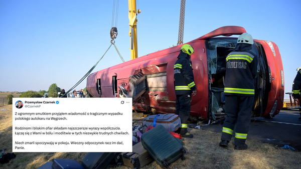 Przemysław Czarnek złożył kondolencje po tragicznym wypadku na Węgrzech