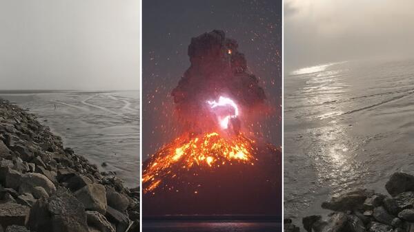 efekt wulkanu Anak Krakatau?
