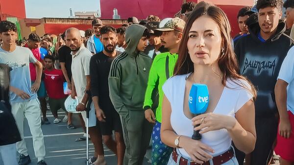 reporterka TVE w Ceucie