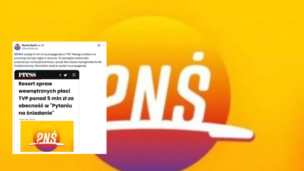 Maciej Wąsik: MSWiA wydaje ponad 5 mln zł na propagandę w TVP. „Te pieniądze można było przeznaczyć na bezpieczeństwo”