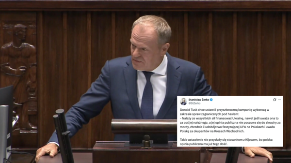 Prof. Żerko o polityce Tuska wobec Ukrainy: „Polska opinia publiczna ma już tego dość”